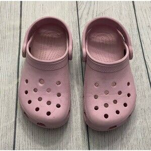 Lavender Croc Crocs Little Girl Toddler Sandals Shoes, Size 10